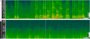 Spettrogramma - Voce del bambino