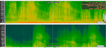 Spettrogramma - Turbine e motori a reazione